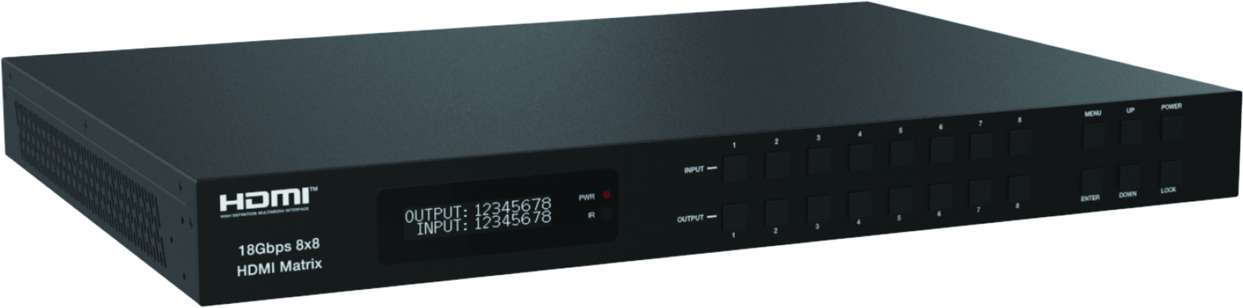 KVM0808K6P - 4K HDMI Matrix 8x8 with ARC function