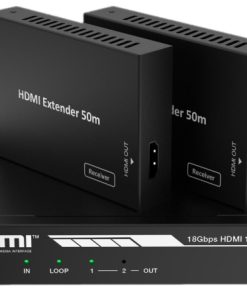 AHVS-EH12U6K6 - 1x2 HDMI over CAT Extender 60 meters - 18Gbps