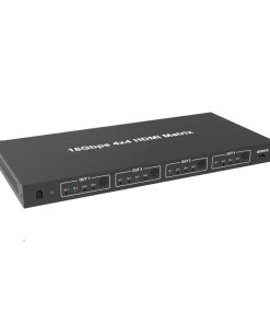 Alternative view of KVM0404K6- HDMI 4K@60Hz 4 x 4 MATRIX