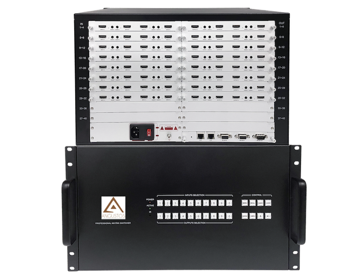 AMC4P-3232V - VIDEO WALL CONTROLLER with SEAMLESS – AMC4 Series 32 x 32 QUATRO VISION – 4K@30Hz Video Wall