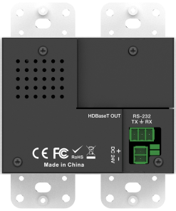 Alternative view of AHVE-WHA100- 18Gbps HDBase-T HDMI Extender Wallplate