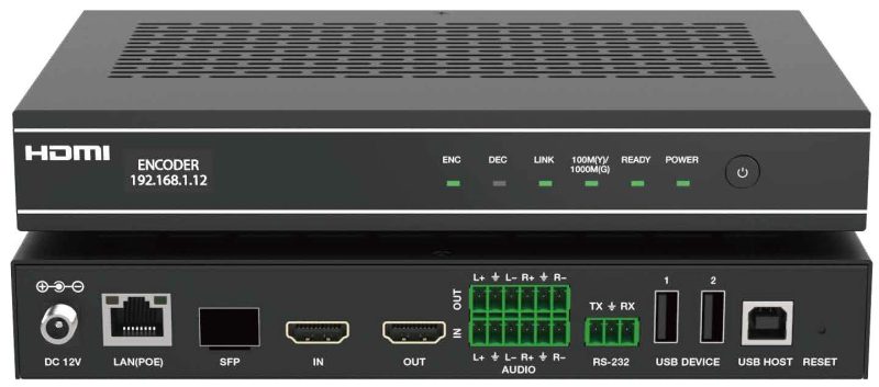 AHCE-KU10Wi - 4K HDMI KVM Extender Over IP - 100 meter with Video Wall
